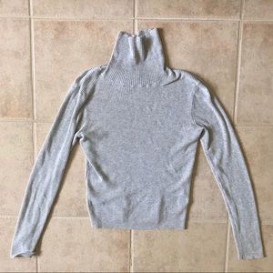 Brandy Melville gray kendra turtleneck sweater